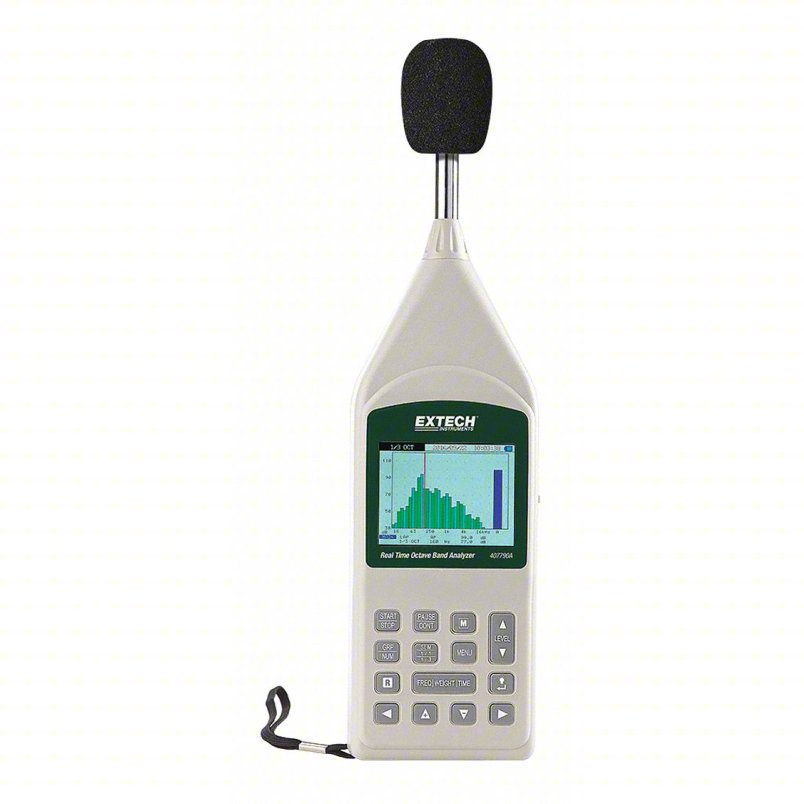 Extech 407790A Real-Time 1/1 and 1/3 Octave Band Sound Level Analyzer (Type 2)