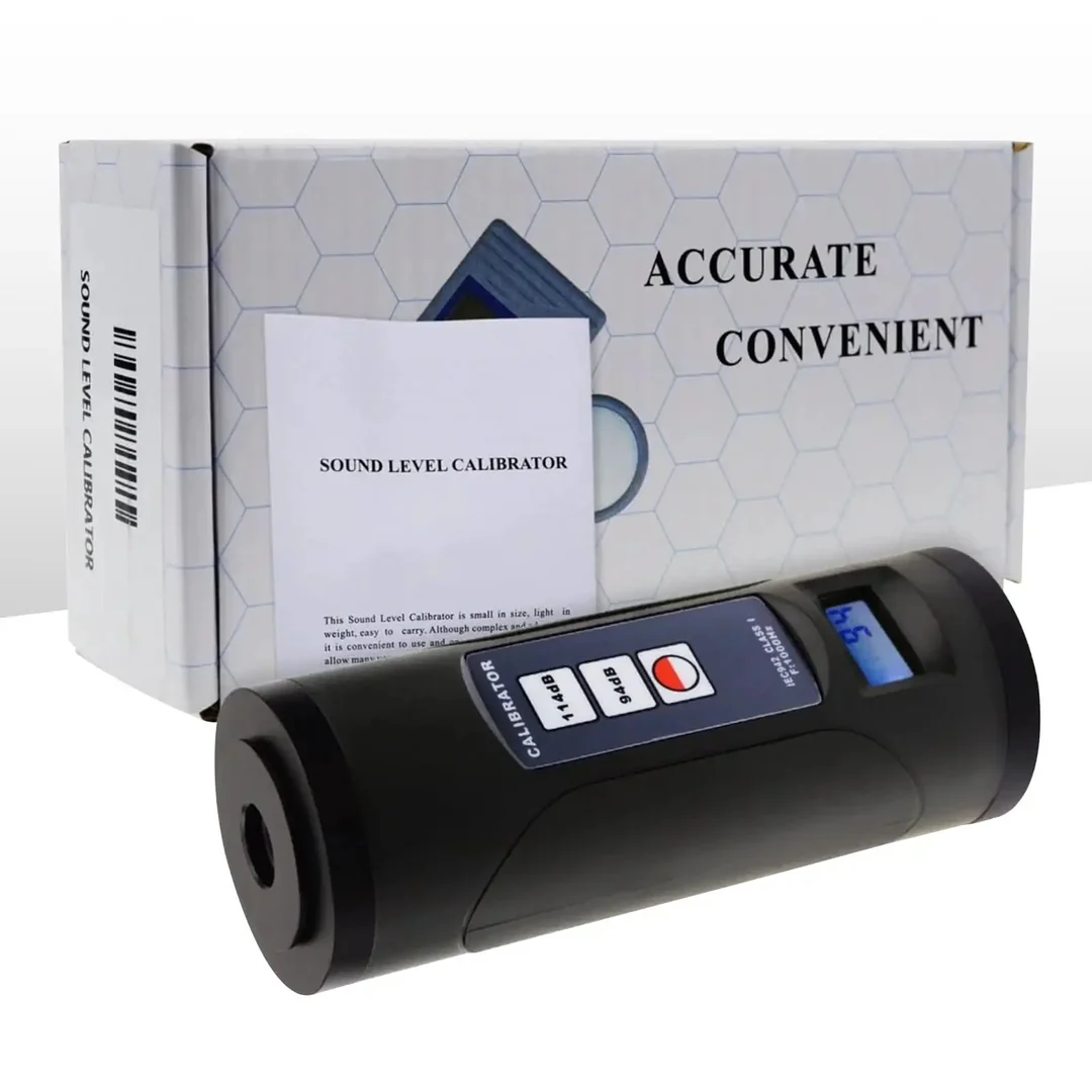 SLTK-885B Digital Sound Level Meter Kit with 94dB & 114dB Acoustic Calibrator - Image 2