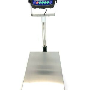 Industrial Digital Bench Scale 12" x 16" Stainless Steel Platform (High-Precision Floor Scale)